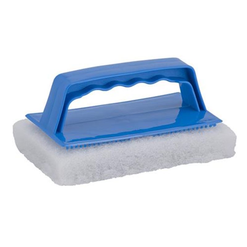 Sjippie scrubbyhouder blauw met pad